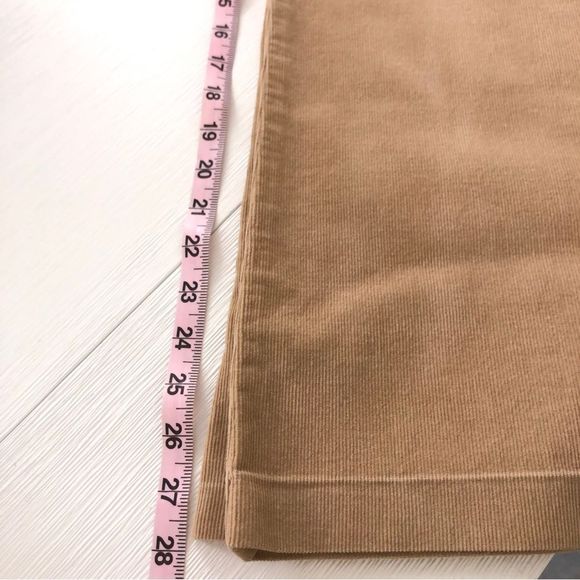 Tory Burch Corduroy Trouser with Altered Bootcut Hem in Tan Size 8 (28” Inseam) - Picture 6 of 11